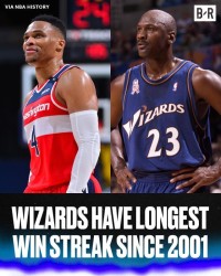 奇才上次8连胜还是乔丹时代！比尔：不会就此满足